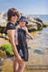 Sling de piscine (100% polyester), avec épaule sans plis - BLACK MESH - standard 1.8m #babywearing
