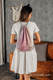 Sac à cordons en retailles d’écharpes (100% coton) - WILD WINE - VINEYARD - taille standard 32 cm x 43 cm #babywearing