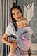 LennyGo Ergonomic Carrier, Baby Size, jacquard weave 100% cotton - WILD WINE - VINEYARD #babywearing