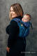 Lenny Buckle Onbuhimo baby carrier, standard size, jacquard weave (100% cotton) - PEACOCK’S TAIL - PROVANCE  #babywearing