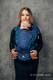 Mochila LennyHybrid Half Buckle, talla estándar, tejido jaqurad 100% algodón - PEACOCK’S TAIL - PROVANCE #babywearing
