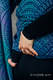 Żakardowa chusta do noszenia dzieci, bawełna - PAWI OGON - PROWANSJA - rozmiar M #babywearing