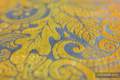 Fascia portabebè, tessitura Jacquard (95% cotone, 5% filato metallizzato) - HARVEST - FIELDS OF GOLD - taglia L #babywearing