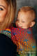 Nosidełko LennyHybrid Half Buckle, splot żakardowy, 100% bawełna , rozmiar preschool - TĘCZOWY LOTOS #babywearing