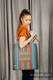 Torba na ramię z materiału chustowego, (100% bawełna) - OAZA - uniwersalny rozmiar 37cm x 37cm #babywearing