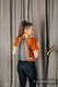 Mochila portaobjetos hecha de tejido de fular (100% algodón) - OASIS - talla estándar 32cm x 43cm #babywearing