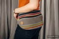 Saszetka z tkaniny chustowej, rozmiar large (100% bawełna) - OAZA (drugi gatunek) #babywearing