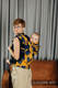 Ensemble protège bretelles et sangles pour capuche (60% coton, 40% polyester) - LOVKA MUSTARD & NAVY BLUE  #babywearing