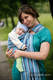 Ring Sling - 100% Cotton - Broken Twill Weave -  Blue Dahlia #babywearing