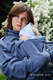 Fleece Babywearing Jacket - blue - size L #babywearing