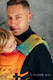 Ensemble protège bretelles et sangles pour capuche (60% coton, 40% polyester) - RAINBOW SYMPHONY  #babywearing