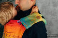 Drool Pads & Reach Straps Set, (60% cotton, 40% polyester) - RAINBOW SYMPHONY  #babywearing
