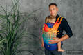 LennyGo Ergonomic Carrier, Baby Size, jacquard weave 100% cotton - RAINBOW SYMPHONY  #babywearing