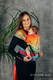 LennyHybrid Half Buckle Carrier, Standard Size, jacquard weave 100% cotton - RAINBOW SYMPHONY  #babywearing