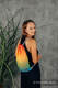 Plecak/worek - 100% bawełna -  TĘCZOWY PAWI OGON - uniwersalny rozmiar 32cmx43cm #babywearing