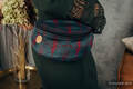 Waist Bag made of woven fabric, (100% cotton) - DECO - MAROON MOSS #babywearing