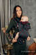 LennyGo Ergonomic Carrier, Baby Size, jacquard weave 100% cotton - DECO - MAROON MOSS #babywearing
