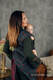 Porte-bébé LennyHybrid Half Buclke, taille standard, jacquard, 100% coton - DECO - MAROON MOSS #babywearing