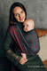 Baby Wrap, Jacquard Weave (100% cotton) - DECO - MAROON MOSS - size XS #babywearing