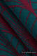 Fular, tejido jacquard (100% algodón) - DECO - MAROON MOSS - talla XS #babywearing
