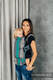 Nosidełko LennyUpGrade z tkaniny skośno-krzyżowej 100% bawełna , rozmiar standard - SMOKY - MIĘTA #babywearing