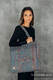 Bolso hecho de tejido de fular (100% algodón) - COLORFUL WIND - talla estándar 37 cm x 37 cm #babywearing