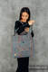 Sac à bandoulière en retailles d’écharpes (100 % coton) - COLORFUL WIND - taille standard 37 cm x 37 cm #babywearing