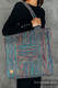 Sac à bandoulière en retailles d’écharpes (100 % coton) - COLORFUL WIND - taille standard 37 cm x 37 cm #babywearing