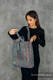 Borsa Shoulder Bag in tessuto di fascia (100% cotone) - COLORFUL WIND - misura standard 37cm x 37cm  #babywearing