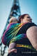 Żakardowa chusta do noszenia dzieci, 100% bawełna - ŚLĄSKI WOLNY DUCH - rozmiar S #babywearing