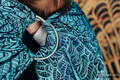 Bandolera de anillas, tejido Jacquard (100% algodón) - con plegado simple -  WILD SOUL - REBIRTH - standard 1.8m #babywearing