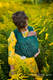 Żakardowa chusta do noszenia dzieci, 51% Bawełna 49% Jedwab - DZIKIE WINO - IVY - rozmiar XL #babywearing