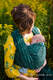 Żakardowa chusta do noszenia dzieci, 51% Bawełna 49% Jedwab - DZIKIE WINO - IVY - rozmiar XL #babywearing