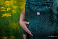 Nosidełko LennyUpGrade z tkaniny żakardowej 51% Bawełna 49% Jedwab, rozmiar standard - DZIKIE WINO - IVY #babywearing