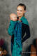 Żakardowa chusta kółkowa do noszenia dzieci, bawełna, ramię bez zakładek - POD LIŚCIEM - standard 1.8m  #babywearing