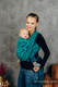 Żakardowa chusta do noszenia dzieci, bawełna - POD LIŚCIEM - rozmiar XL #babywearing