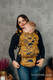 Mochila LennyUpGrade, talla estándar, tejido jaqurad 100% algodón - UNDER THE LEAVES - GOLDEN AUTUMN #babywearing