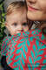 Nosidełko LennyHybrid Half Buckle, splot żakardowy, 100% bawełna , rozmiar standard - CATKIN - FROLIC #babywearing