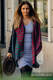 Long Cardigan - Plus size  - DECO - MAROON MOSS (89% cotton, 9% polyester, 2% elastane) #babywearing
