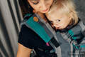 Ensemble protège bretelles et sangles pour capuche (60% coton, 40% polyester) - SMOKY - MINT  #babywearing