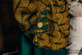 Scialle realizzato con tessuto di fascia (75% cotone, 21% lana merinos, 4% cashmere) - SDeco - Golden Moss #babywearing