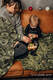 Wełniany Koc Tkany (60% bawełna, 40% wełna merino) - BOTHA GREEN #babywearing