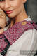Ensemble protège bretelles et sangles pour capuche (60% coton, 40% polyester) - DOILY - MAROON STEEL #babywearing