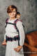 Mochila LennyPreschool, talla preschool, tejido jaqurad 100% algodón - DOILY - MAROON STEEL  #babywearing