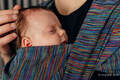 Żakardowa chusta do noszenia dzieci, 100% bawełna - KOLOROWY WIATR - rozmiar S #babywearing