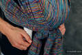 Fascia portabebè, tessitura Jacquard (100% cotone) - COLORFUL WIND - taglia XS #babywearing
