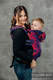 Mochila ergonómica LennyGo, talla bebé, jacquard 100% algodón - JURASSIC PARK - NEW ERA #babywearing
