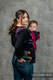 Mochila ergonómica LennyGo, talla bebé, jacquard 100% algodón - JURASSIC PARK - NEW ERA #babywearing