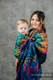 Żakardowa chusta kółkowa do noszenia dzieci, 100% bawełna, ramię bez zakładek - PARK JURAJSKI - NOWA ERA - standard 1.8m #babywearing