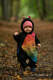 Babyanzug - Größe 110 - Schwarz mit Rainbow Lotus #babywearing